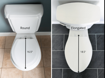 MOD: Toilet Seat Conversion (Standard to Elongated)